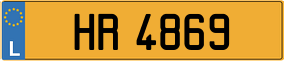Truck License Plate